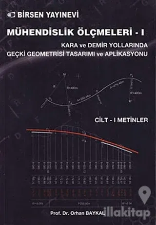 Mühendislik Ölçmeleri - 1 Cilt 1: Metinler