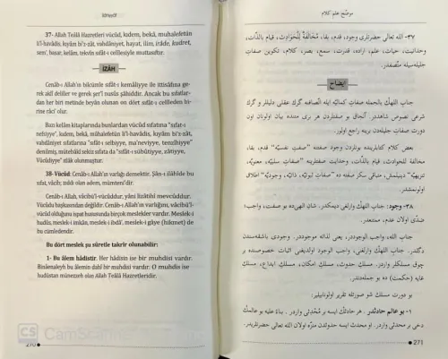 Muvazzah İlmi Kelam Dersleri – Mülahhas İlmi Tevhid (2 Cilt Takım)