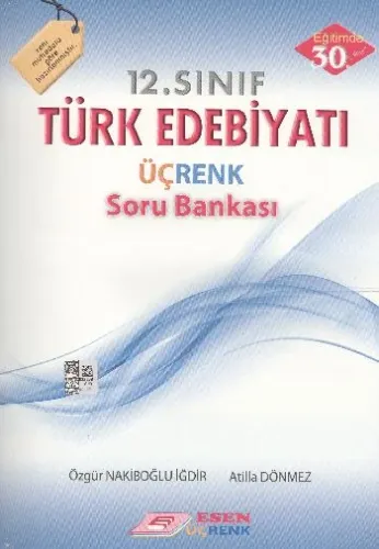 Esen 12. Sınıf Türk Edebiyatı Üçrenk Soru Bankası