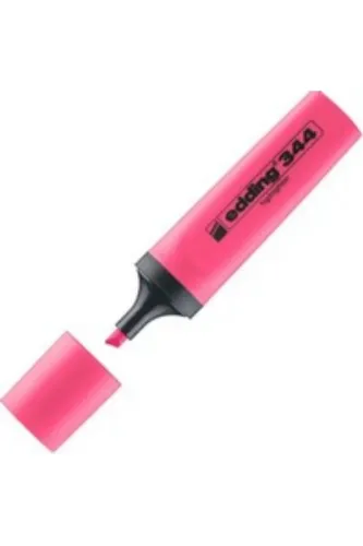 EDDİNG 344 FOSFORLU KALEM - PEMBE
