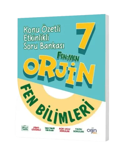 Kurmay Yayınları 7. Sınıf Fenomen Orjin Fen Bilimleri Konu Özetli Etkinlikli Soru Bankası