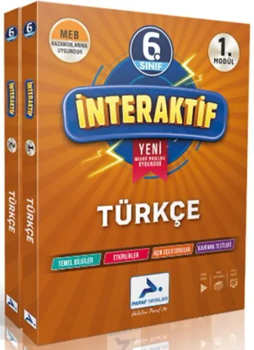 Paraf Yayınları 6. Sınıf İnteraktif Türkçe Soru Kütüphanesi