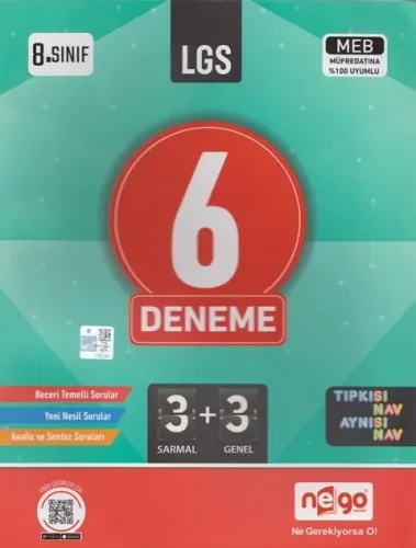 Nego 8. Sınıf 6 Deneme