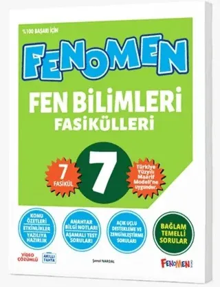 Fenomen Okul Yayınları 7. Sınıf Fen Bilimleri Fasikülleri