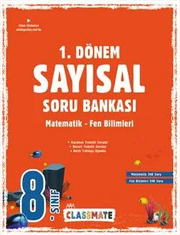 Okyanus 8. Sınıf Classmate Sayısal Soru Bankası