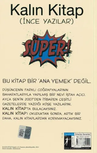 Kalın Kitap (İnce Yazılar) Ayça Şen Nemesis Kitap %50 indirimli