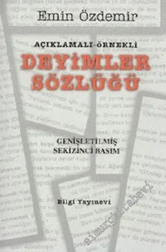 Açıklamalı  Örnekli Deyimler Sözlüğü -        2001