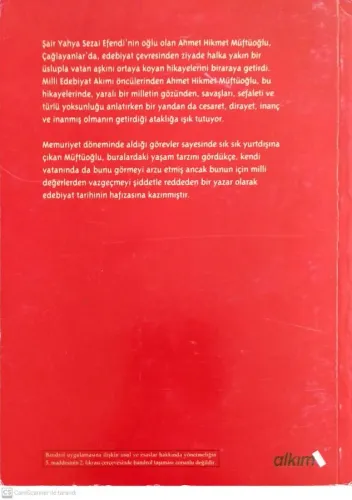 Çağlayanlar Ahmet Hikmet Müftüoğlu Alkım Yayınevi