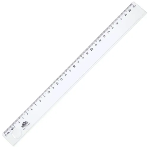 HATAS MERCEKLİ  - GENİŞ BÜRO CETVELİ         30 cm.