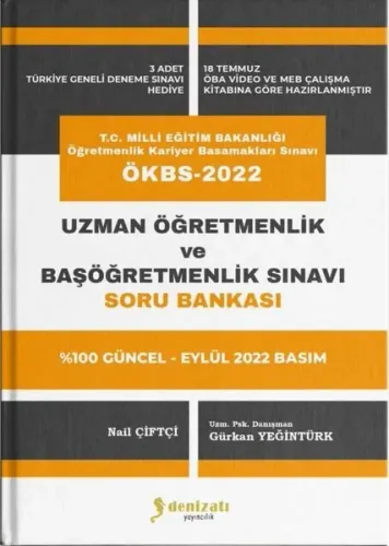 2022 MEB ÖKBS Uzman Öğretmenlik ve Başöğretmenlik Soru Bankası