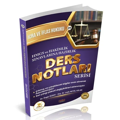 HUKAL HMGS Hakimlik  İcra ve İflas Hukuku Ders Notları