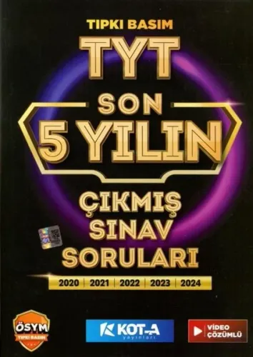 Kota Yayınları TYT Son 5 Yılın Çıkmış Soruları