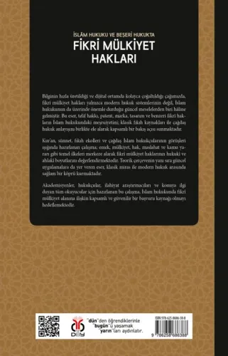 İslâm Hukuku ve Beşeri Hukukta Fikri Mülkiyet Hakları Ahmet Saban İslâm Hukuku ve Beşeri Hukukta Fikri Mülkiyet Hakları Ahmet Saban