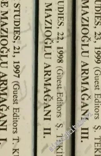 Journal of Turkish Studies = Türklük Bilgisi Araştırmaları, Hasibe Mazıoğlu Armağanı 3 Cilt TAKIM - Sayı: 21 - 22 - 23