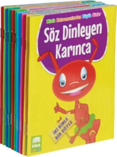Söz Dinleyen Karınca Minik Kahramanlardan Büyük Sözler Serisi; (10 Kitap, 1. ve 2. Sınıflar İçin)