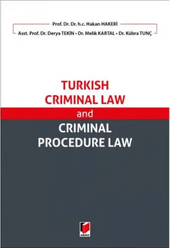 Turkish Criminal Law and Criminal Procedure Law