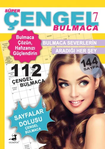 Süper Çengel Bulmaca 7 - Olimpos Yayınları Yayınları Kitap Dolu Günler
