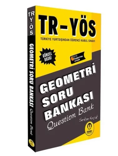 Tasarı Yayınları TR YÖS Geometri Soru Bankası