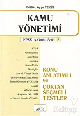 Kamu Yönetimi Konu Anlatımlı ve Çoktan Seçmeli Testler
