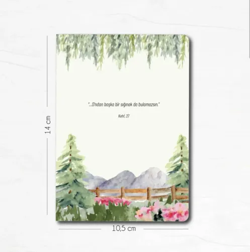 Esma – 3’lü Suluboya Desenli Mini Defter Seti