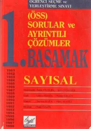 ÖSS Sorular ve Ayrıntılı Çözümler 1. Basamak sayısal
