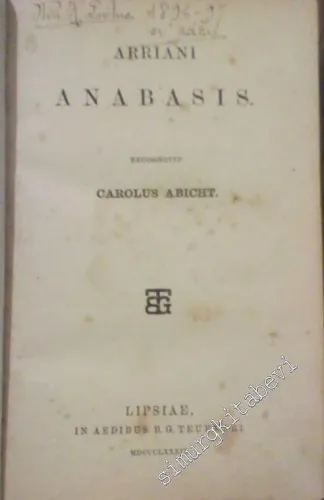 Anabasis: Recognovit Carolus Abicht GREEK -
