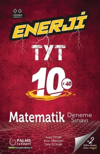 Palme Yayınları TYT Matematik Enerji 10 Deneme Sınavı