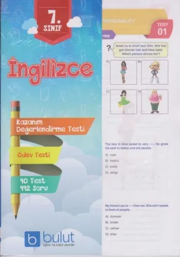 Bulut Eğitim 7. Sınıf İngilizce Yaprak Test
