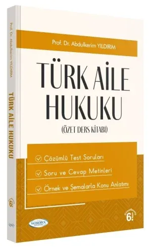 Türk Aile Hukuku Özet Ders Kitabı