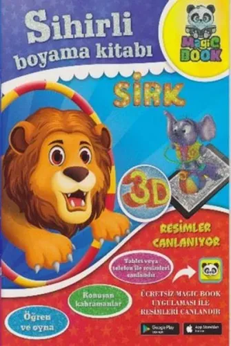 Canlandır Beni Sirk Sihirli Boyama Kitabı