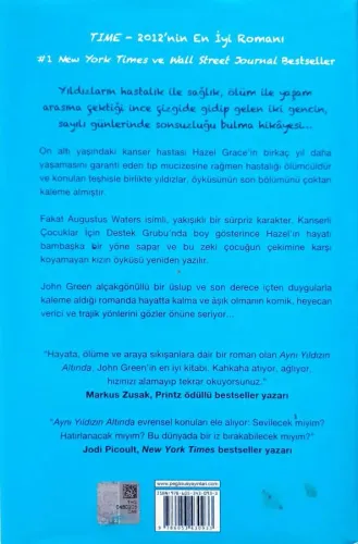 Aynı Yıldızın Altında (Ciltli) John Green Pegasus Yayıncılık