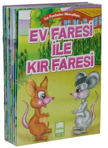 La Fontaine Masalları (10 Kitap Takım - Küçük Boy)