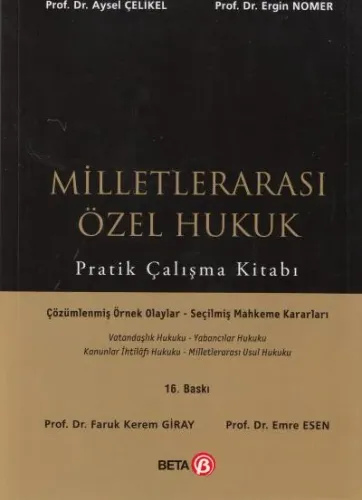 Milletlerarası Özel Hukuk Pratik Çalışma Kitabı