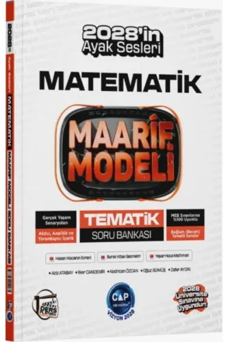 ÇAP TYT AYT MATEMATİK DERS PLATOSU MAARİF MODELİ TEMATİK SORU BANKASI