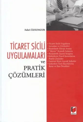 Ticaret Sicili Uygulamaları ve Pratik Çözümleri