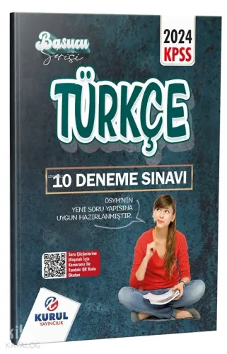 Kurul Yayıncılık KPSS Başucu Serisi Türkçe Çözümlü 10 Deneme Sınavı