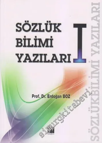 Sözlük Bilimi Yazıları 1 -         2011