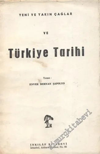 Yeni ve Yakın Çağlar ve Türkiye Tarihi -        1960