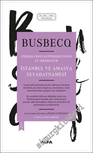 İstanbul ve Amasya Seyahatnamesi CİLTLİ -
