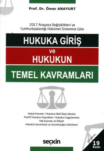 Hukuka Giriş ve Hukukun Temel Kavramları