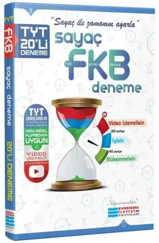 TYT Fizik Kimya Biyoloji FKB Video Çözümlü 20'li Deneme Evrenselsel İl