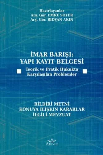 İmar Barışı: Yapı Kayıt Belgesi