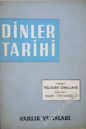 Dinler Tarihi -        1960