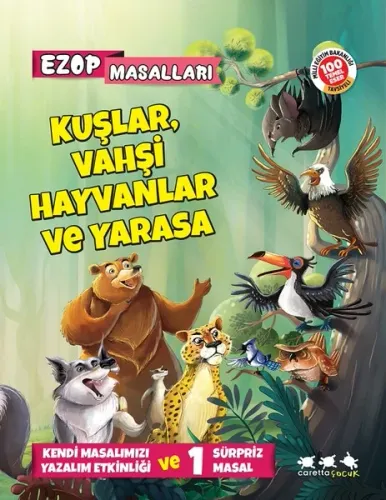 Ezop Masalları-Kuşlar Vahşi Hayvanlar ve Yarasa