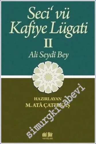 Seci vü Kafiye Lügati 2 Cilt TAKIM -         2017
