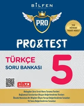BİLFEN 5. SINIF PRO&TEST TÜRKÇE SORU BANKASI  YENİ MÜFREDAT