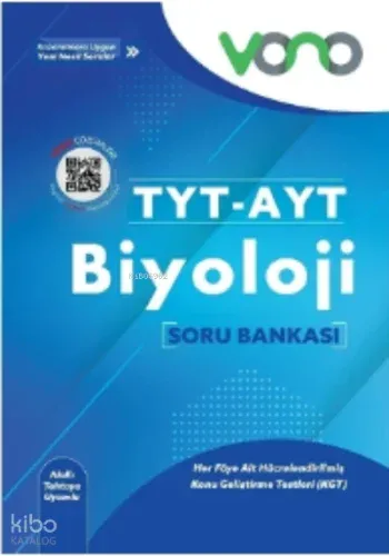VONO TYT-AYT BİYOLOJİ SORU BANKASI