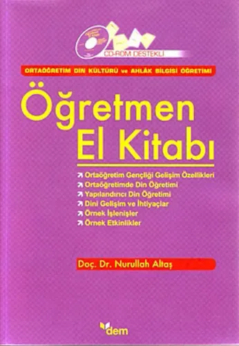 Öğretmen El Kitabı; Ortaöğretim Din Kültürü ve Ahlâk Bilgisi Öğretimi