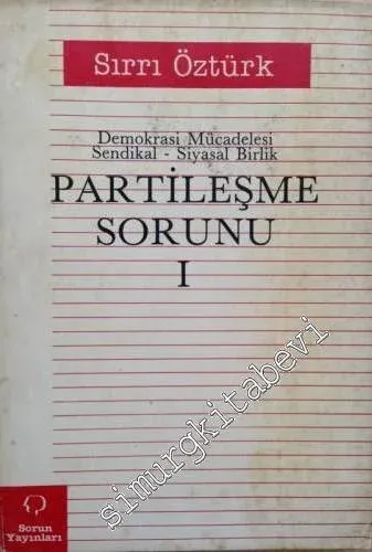 Partileşme Sorunu 1 - 2 - (2 Cilt) -
