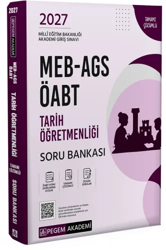 ​​Pegem Yayınları 2027 MEB AGS ÖABT Tarih Öğretmenliği Tamamı Çözümlü 